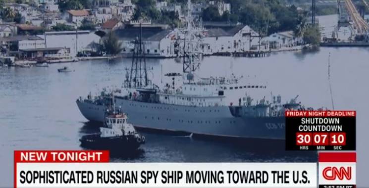 Росія підіслала свій корабель-шпигун до…