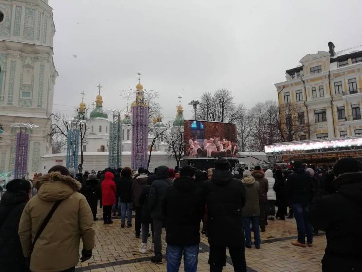 Томос у Києві: Як виглядає Софійська пло…