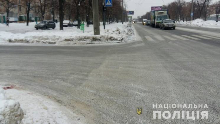 В Харькове водитель Daewoo сбил пешехода…