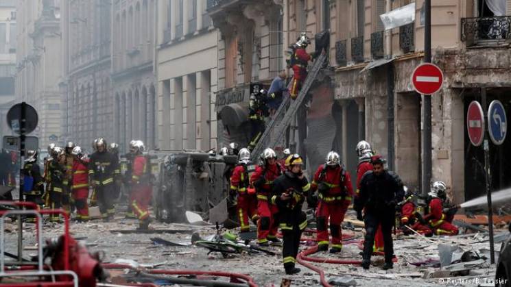 У результаті вибуху в Парижі постраждав…