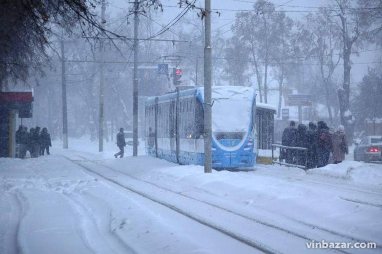 У Вінниці випала рекордна кількість сніг…