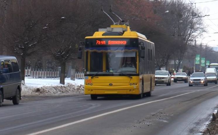 У Хмельницкому частково тролейбуси міняю…