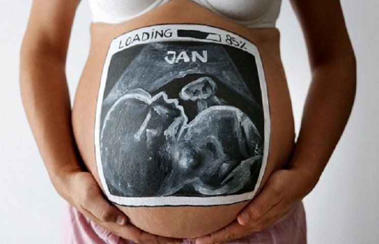 Новый тренд: беременные без ума от рисун…