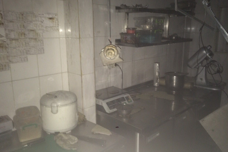 В Харькове загорелась кухня кафе в новом…