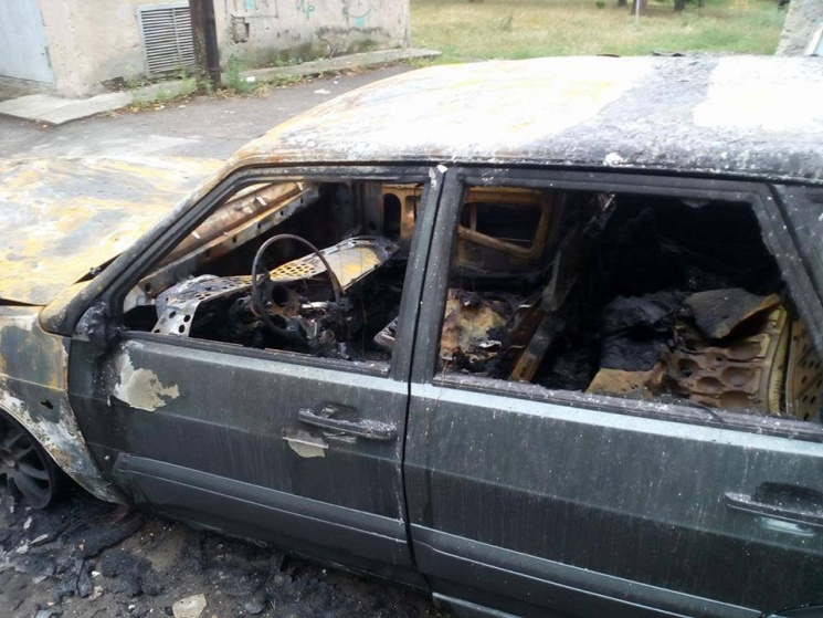 В Харькове сгорел автомобиль журналиста…