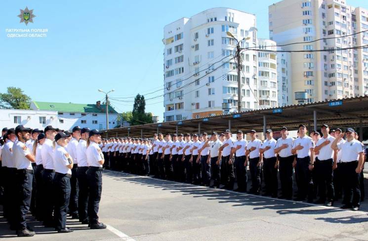 Одеські патрульні провели урочистості з…