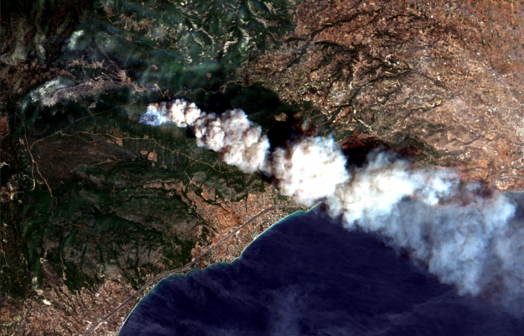 Пожежі у Греції "добралися" до космосу (…