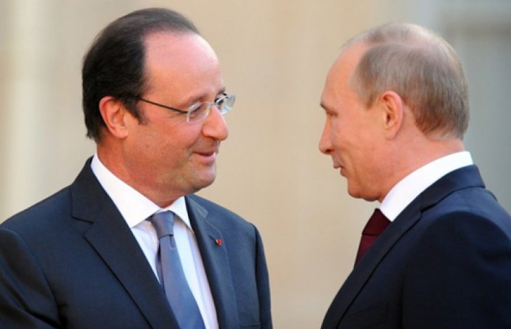 Олланд упрашивает Путина пожать руку Пор…