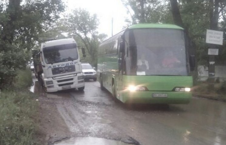 В Одесской области из-за ливня на дорога…