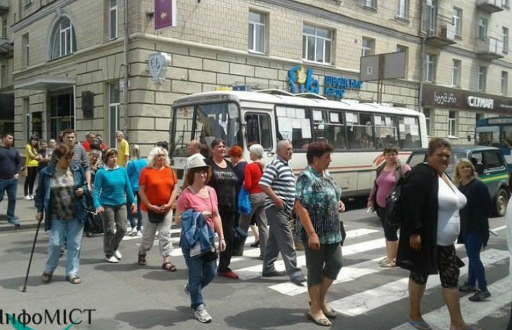 Митинг предпринимателей в Черкасской обл…