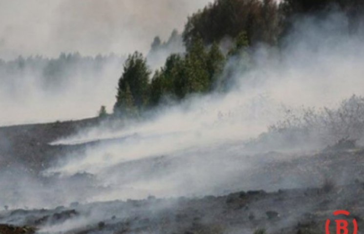 Під Полтавою всю ніч гасили сміттєзвалищ…