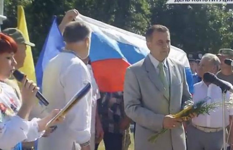 Как в Дружковке мэр-сепаратист поздравля…