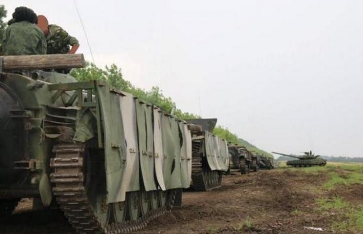 Боевики "ДНР" проводят военные учения на…