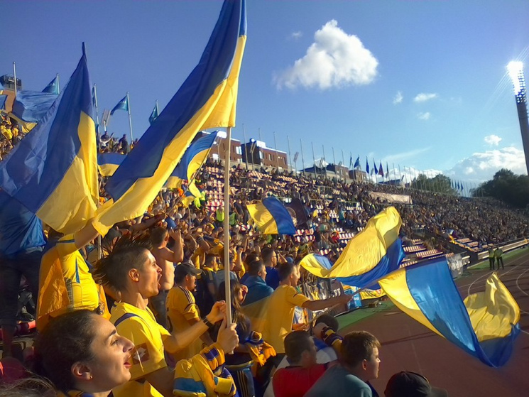 Як українські вболівальники "давали жару…