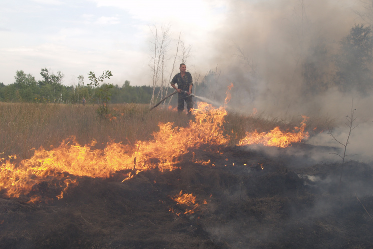 Харківщину охопили трав&#039;яні пожежі…