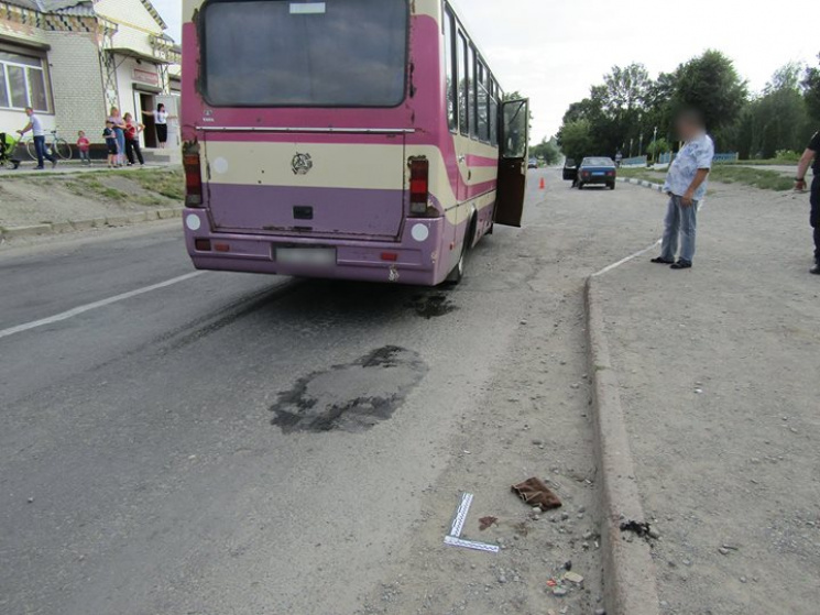 На Хмельниччині рейсовий автобус збив ди…