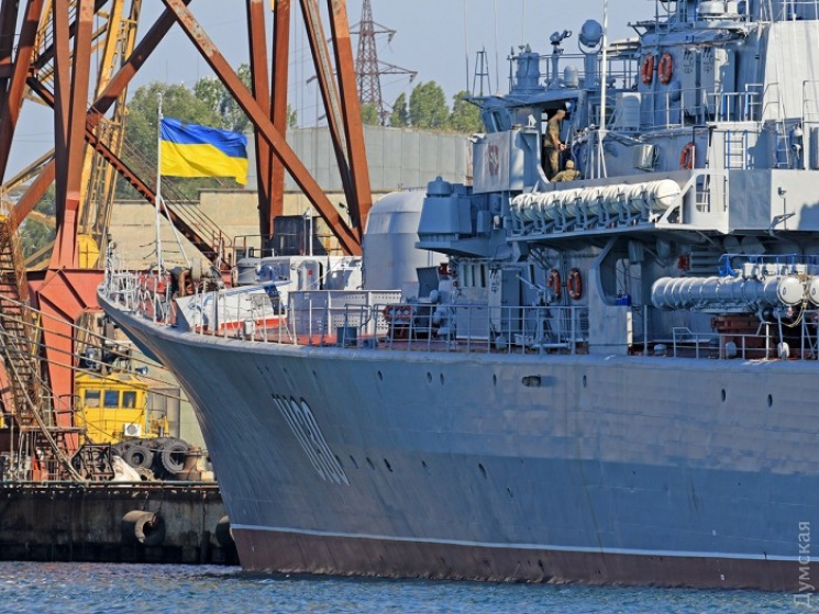 Флагман ВМС Украины "Гетман Сагайдачный"…
