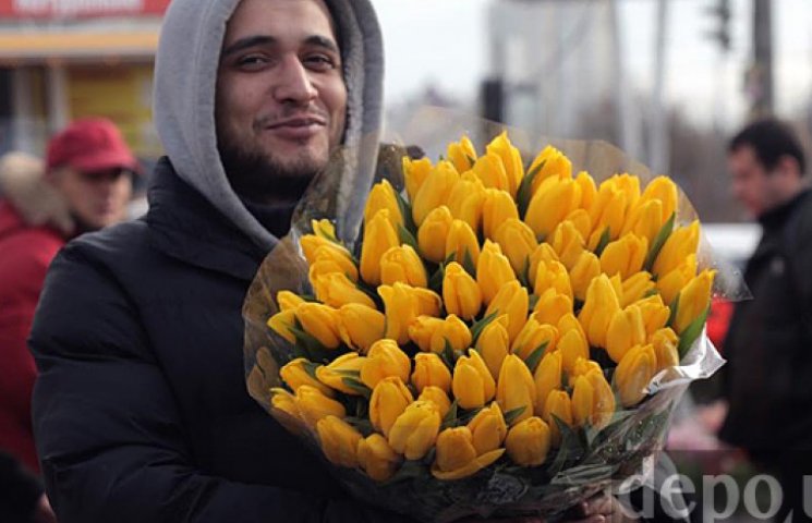 Мужчины и цветы: 15 позитивных фото…