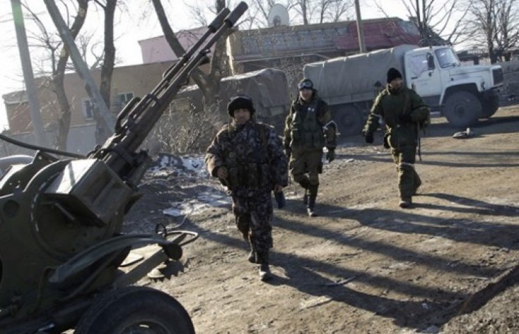 Боевики обстреляли силы АТО на артемовск…
