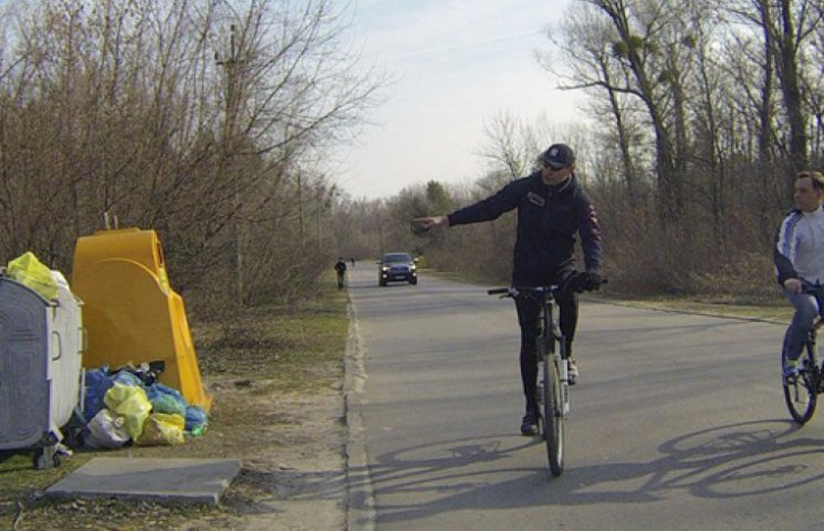 Кличко покрутив педалі, інспектуючи Трух…