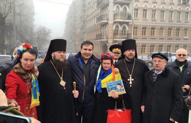 Саакашвили праздновал день рождения Кобз…