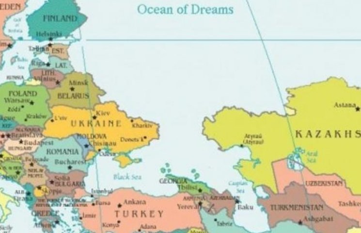 У Грузії намалювали карту з океаном замі…