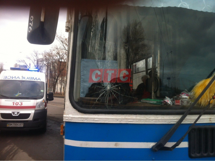 Водитель сумского троллейбуса после ДТП…