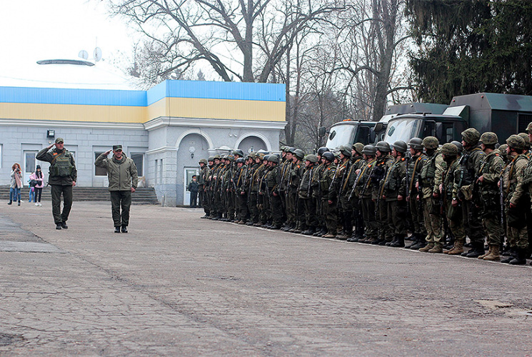 Харьковские гвардейцы вернулись из зоны…