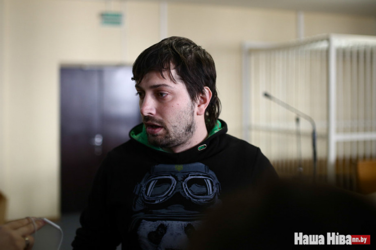Задержанный во время протестов в Минске…