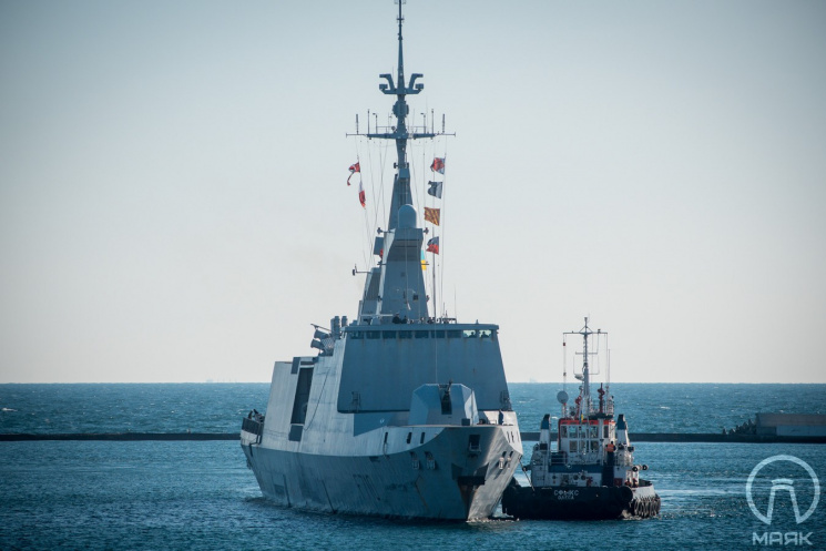 В порту Одеси пришвартувався фрегат ВМС…