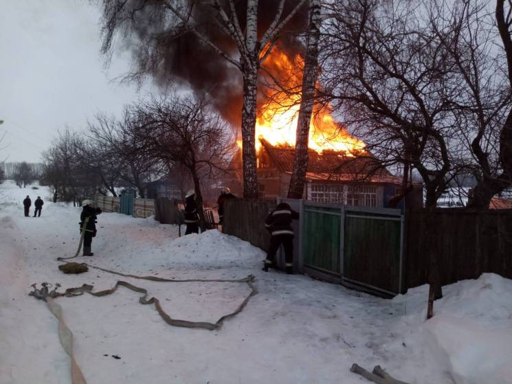 На Харьковщине в пожаре один человек пог…