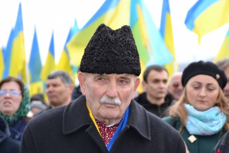 Сине-желтые цвета и "Ще не вмерла Украин…