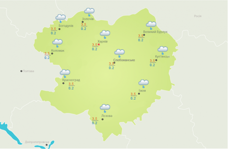 На Харківщині вихідні почнуться дощем і…