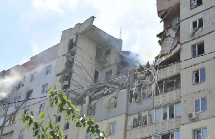 Взорвавшийся дом в Николаеве развалился…