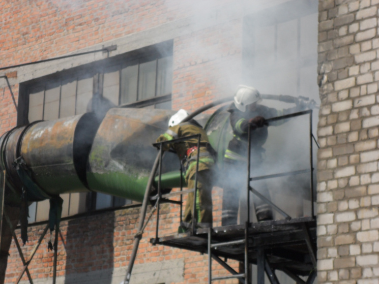 В Полтаве горел Турбомеханический завод…