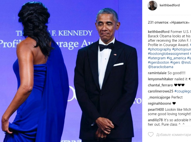 Обама поделился забавным фото с женой…