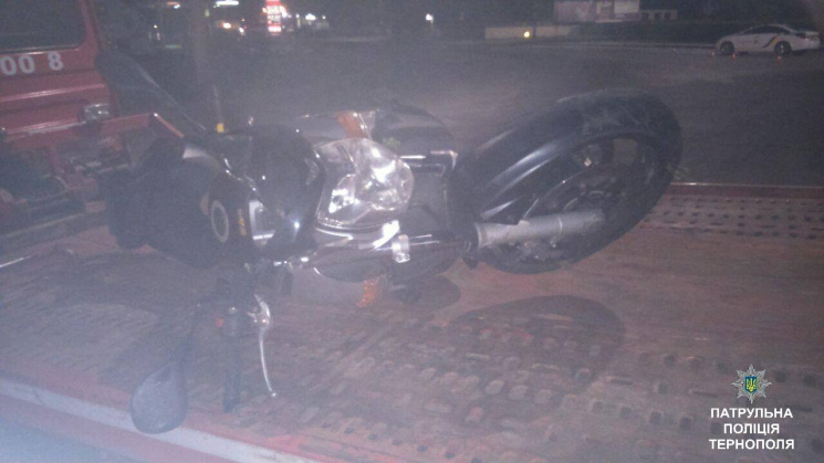 У Тернополі п&#039;янючий мотоцикліст вр…