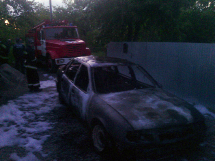 На Полтавщині посеред вулиці загорілась…
