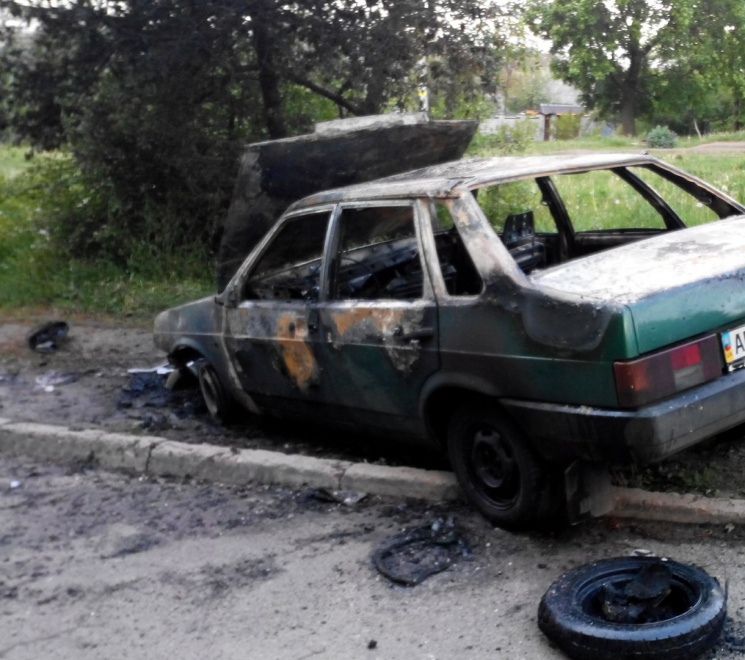 В Харькове сгорел легковой автомобиль…