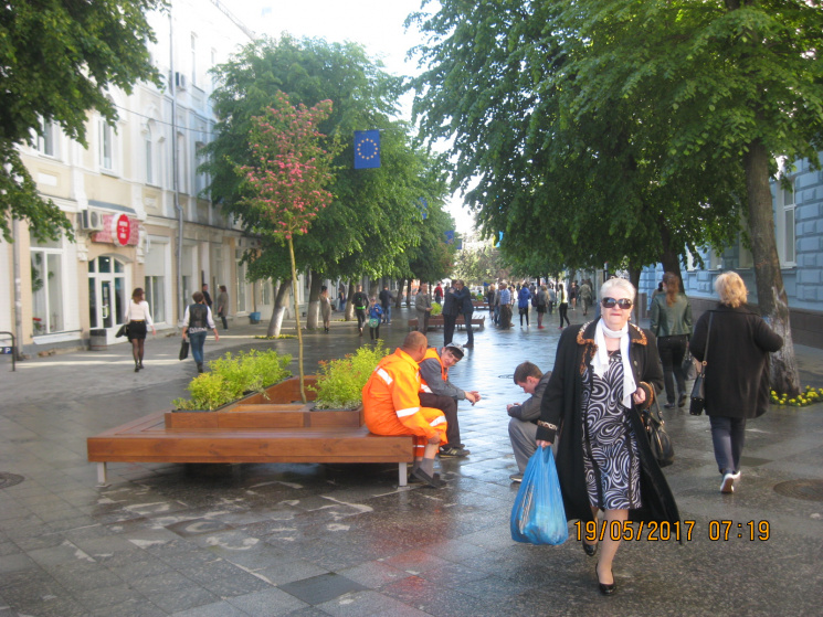Как в Житомире обновили центральную улиц…