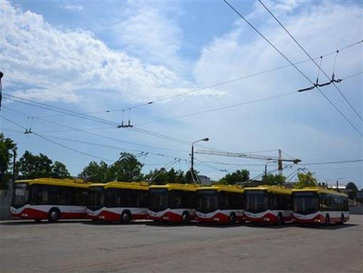 Одесса получила шесть новых троллейбусов…