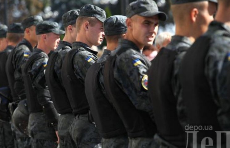 Милиционеров Киевщины «закалят» в АТО…