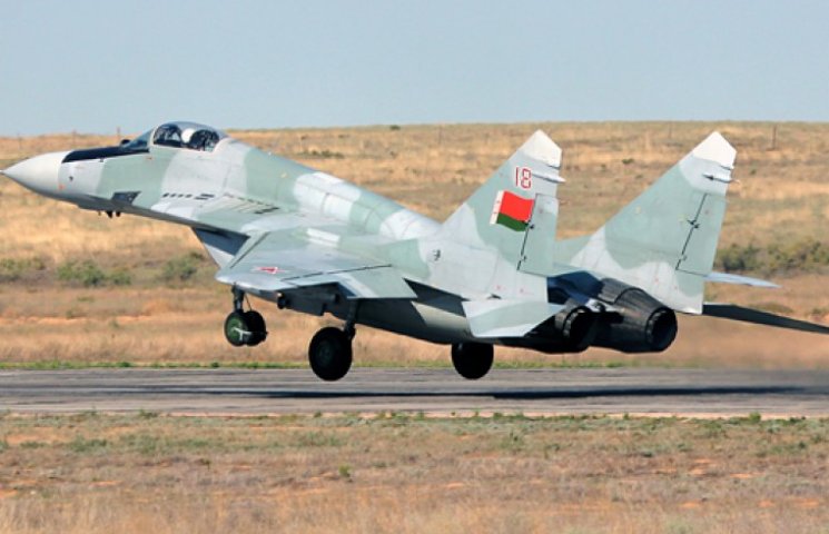 У Білорусі впав винищувач Міг-29…