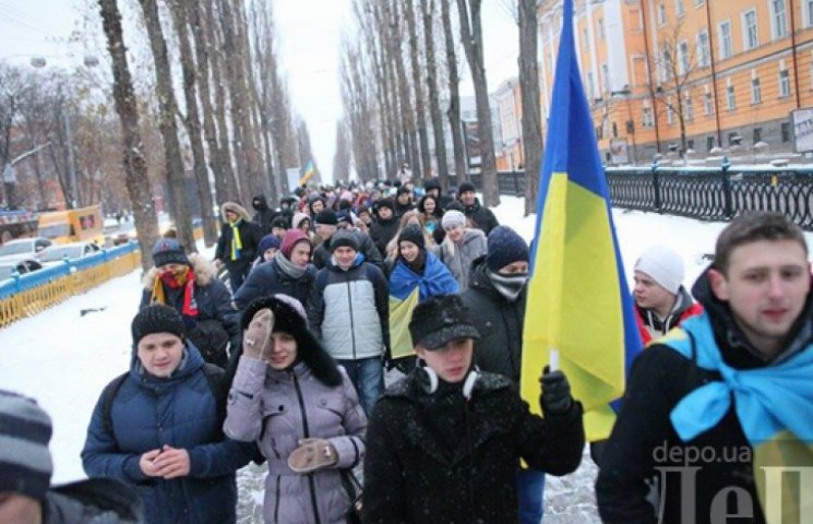 В Киеве студенты сказали «Нет!» избиения…