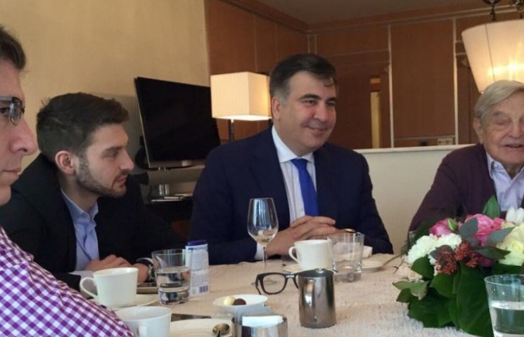 Саакашвили встретился с Джорджем Соросом…