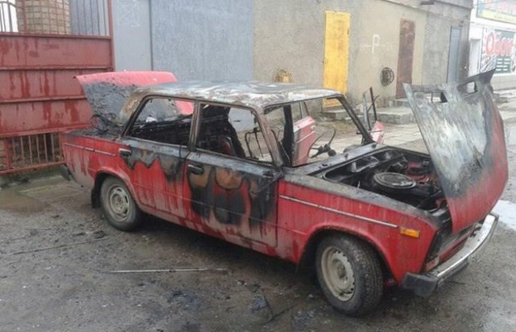 У Знам'янці на вихідних згоріла автівка…