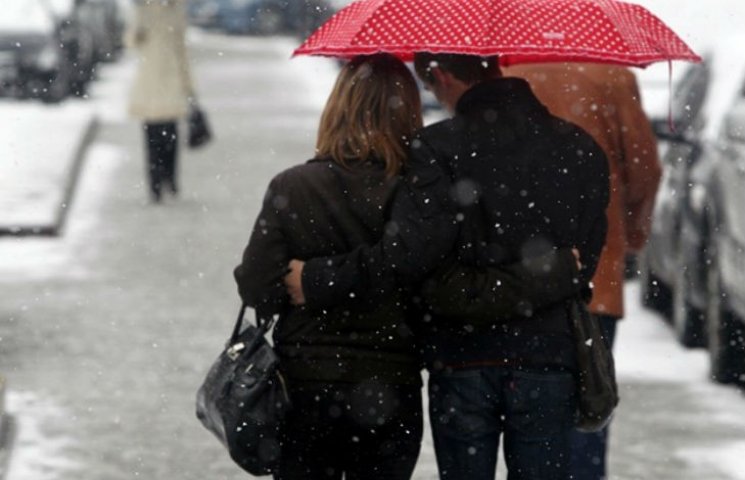Снег будет идти в Киеве до обеда, а пото…