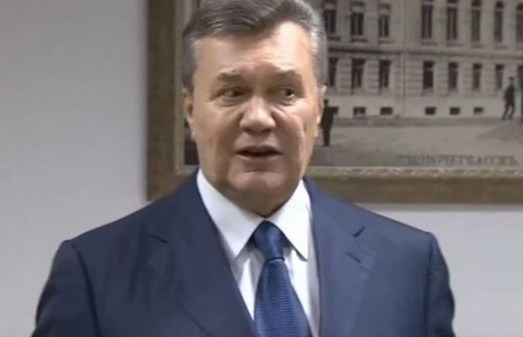 На брифінгу Януковича українській журнал…