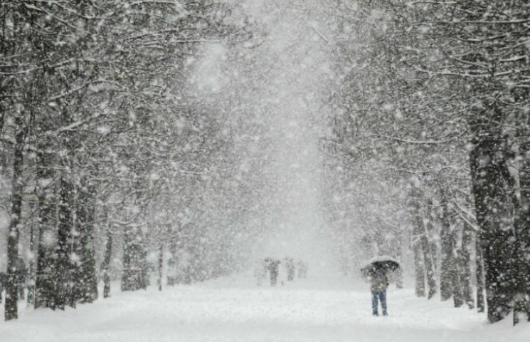 На Киев надвигается снежный шторм: Сильн…