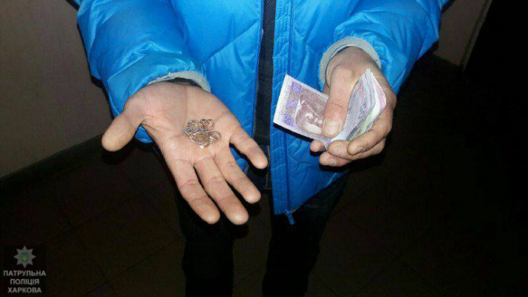 Харьковские копы поймали вора с награбле…